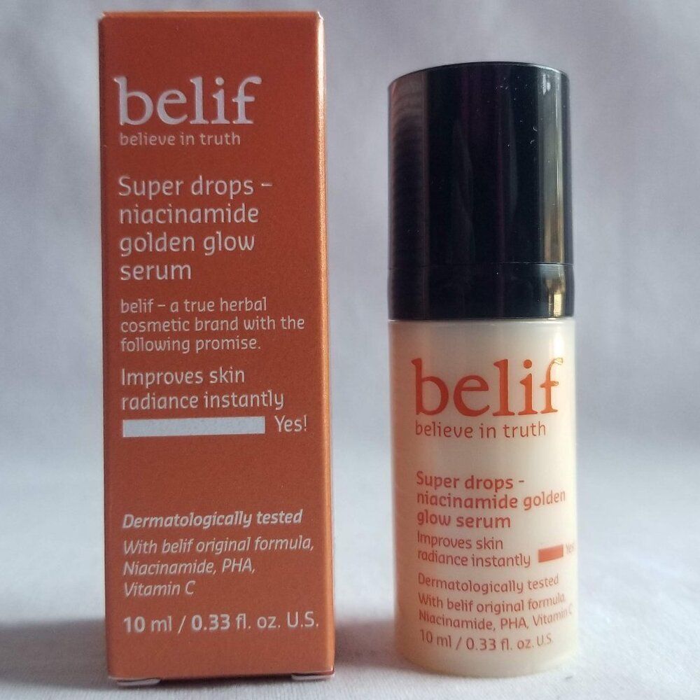 Belif - Super Drops Niacinamide and Vitamin C Golden Glow Serum